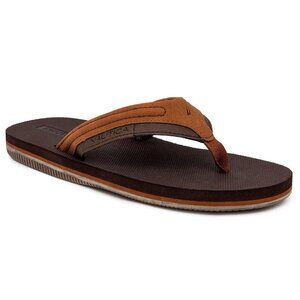 NWT Nautica Men's Sandals Flip Flop Brown Size 13
